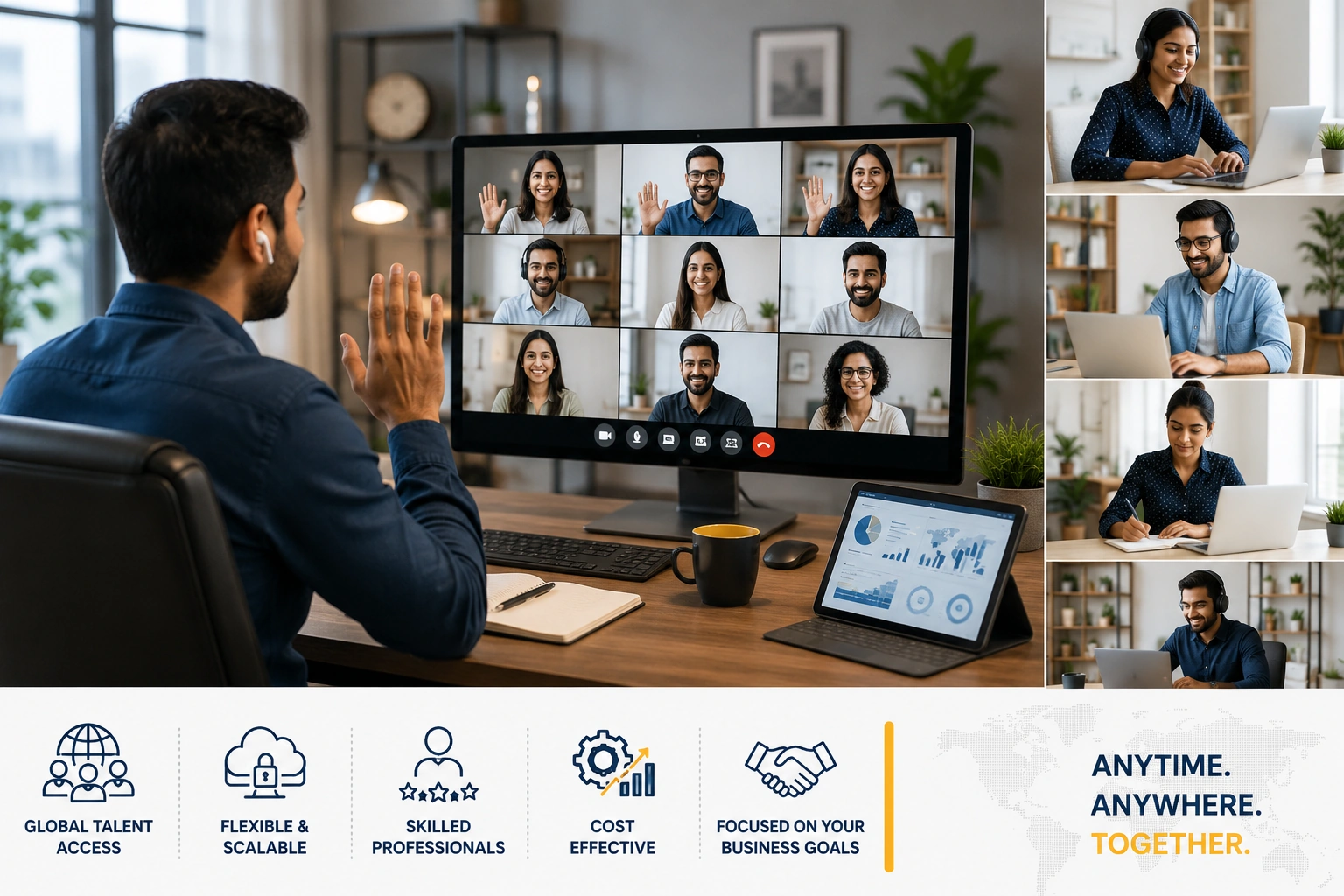 Remote Staffing service from Bootup Nexware
